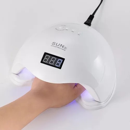 Lampara Secador De Uñas Lampara Uv Led 48w Temporizador